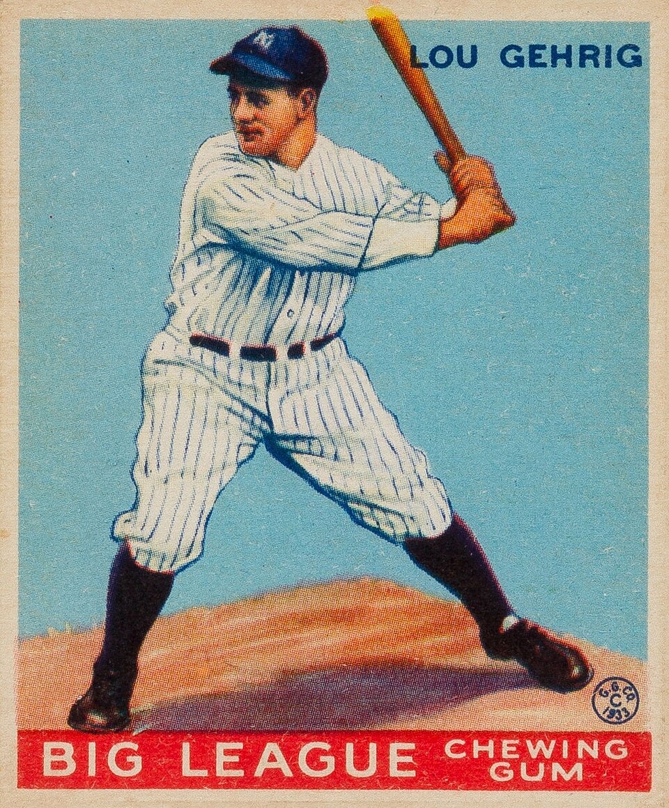 Lou Gehrig — 1933 Goudey