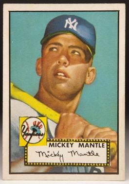 Mickey Mantle — 1952 Topps