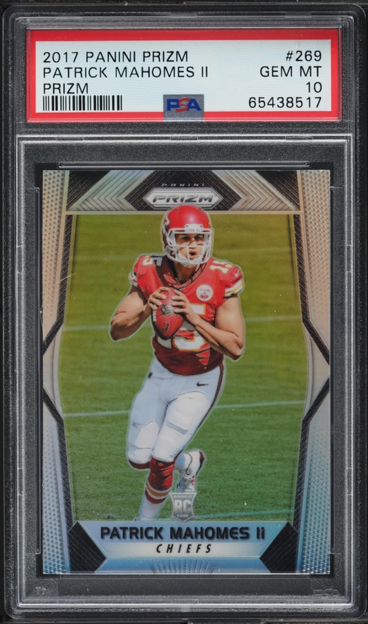 Patrick Mahomes II RC (Silver) — 2017 Panini Prizm