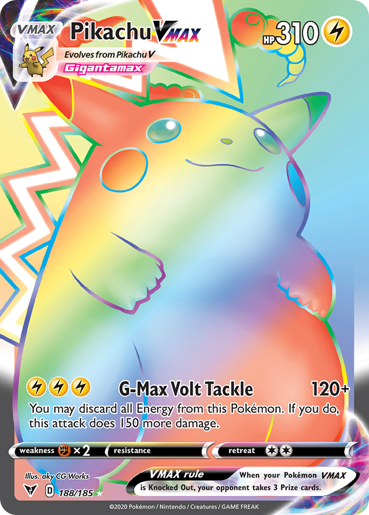 Pikachu VMAX (Rainbow) — Vivid Voltage