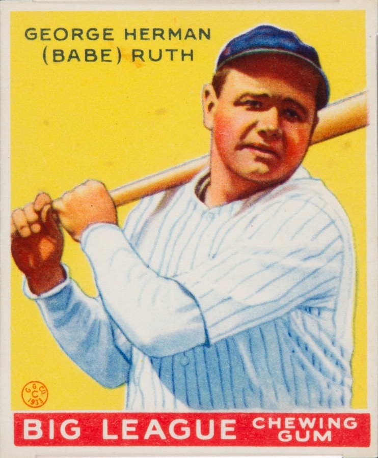 Babe Ruth — 1933 Goudey