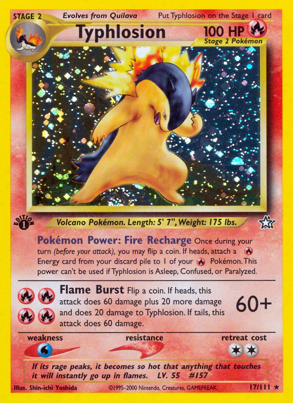 Typhlosion (Holo) — Neo Genesis