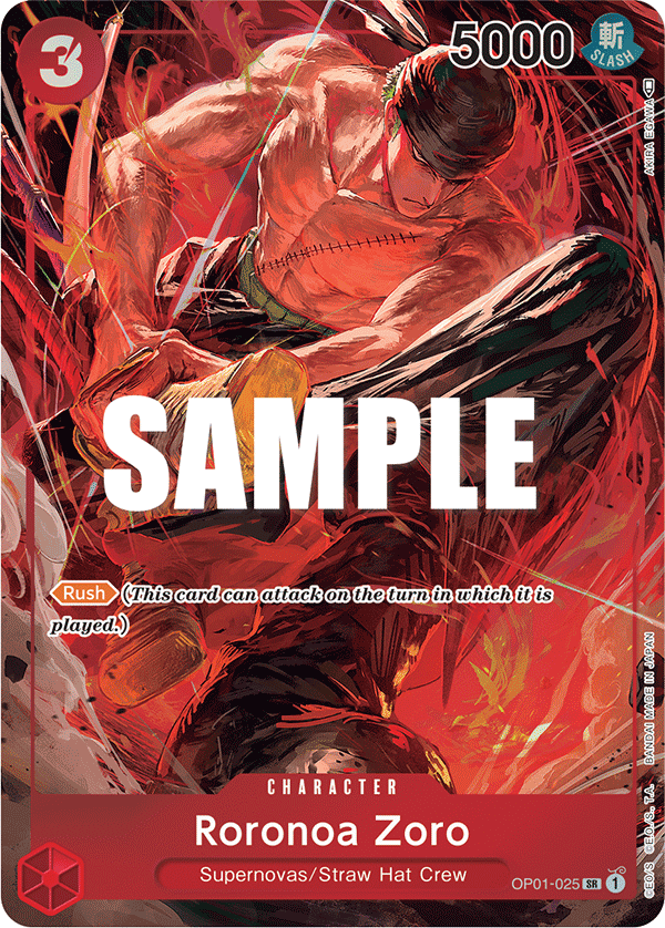 Roronoa Zoro (Alt Art) — OP-01 Romance Dawn